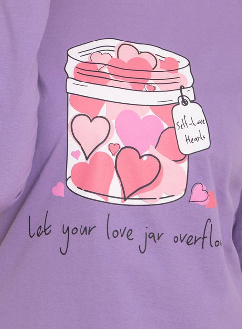 Lavender - Design 41 Printed Long - Sleeve - Khotwh